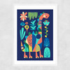 Dino Narrow White Frame