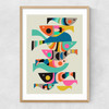 Fishes Narrow Oak Frame
