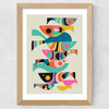 Fishes Wide Oak Frame
