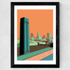 Tate Modern - City Skyline (Orange)