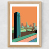 Tate Modern - City Skyline (Orange)