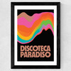 Discoteca Paradiso Wide Black Frame