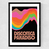 Discoteca Paradiso Medium Black Frame