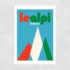 Le Alpi Unframed Print