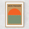 Mon Paradis Narrow Oak Frame