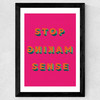 Stop Making Sense Wide Black Frame