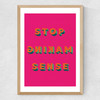 Stop Making Sense Medium Oak Frame