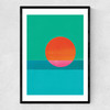 Sunrise by Limbo and Ginger Narrow Black Frame