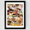 Wake Up and Smell the Coffee Wide Black Frame