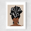 Xhosa Woman Medium White Frame