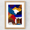 Abstract 1 Wide Oak Frame