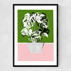 Plant Life Narrow Black Frame