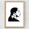 Sade Wide Oak Frame