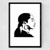 Sade Medium Black Frame