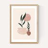 Muted Mauve Leaves