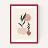 Muted Mauve Leaves