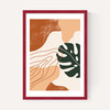 Abstract Monstera