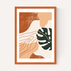 Abstract Monstera