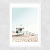 Santa Monica Narrow White Frame