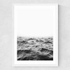 Minimalist Ocean Medium White Frame