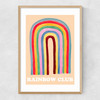 Rainbow Club Narrow Oak Frame