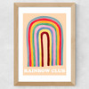 Rainbow Club Wide Oak Frame