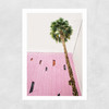 Pink Palm Springs by Oh Fine! Art Unframed Print