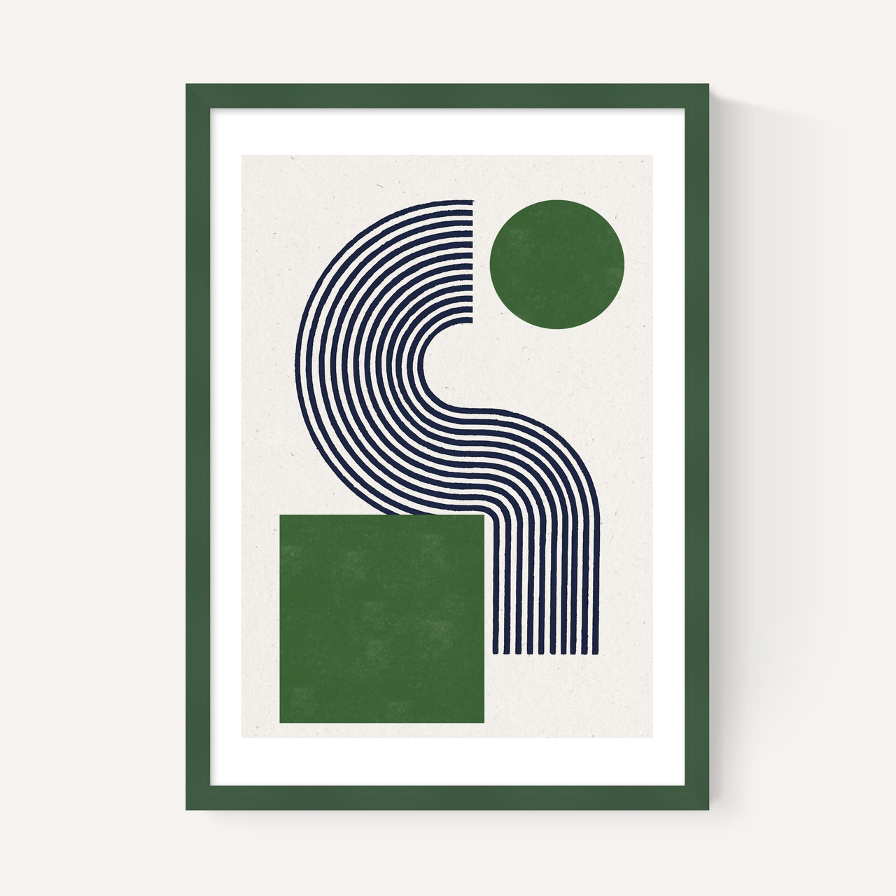 Modern Green Objects No.10