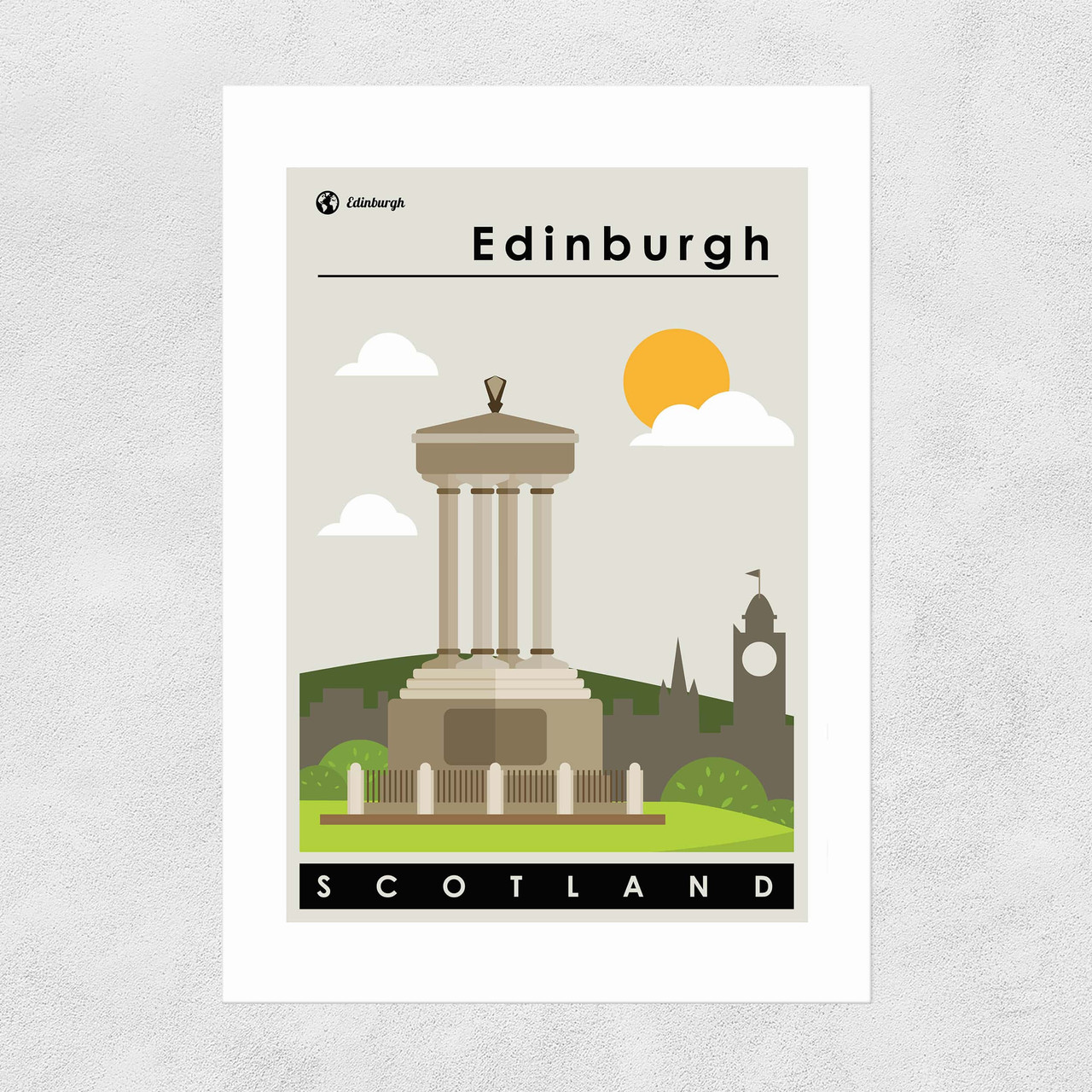Edinburgh Unframed Print