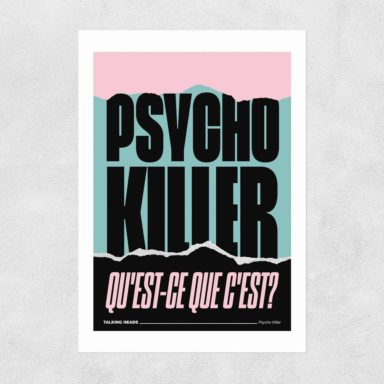 Psycho Unframed Print