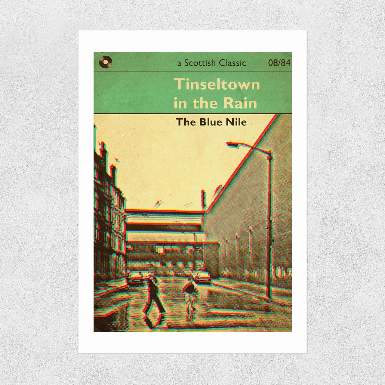 Tinseltown in the Rain - Art Print by Indieprints - East End Prints