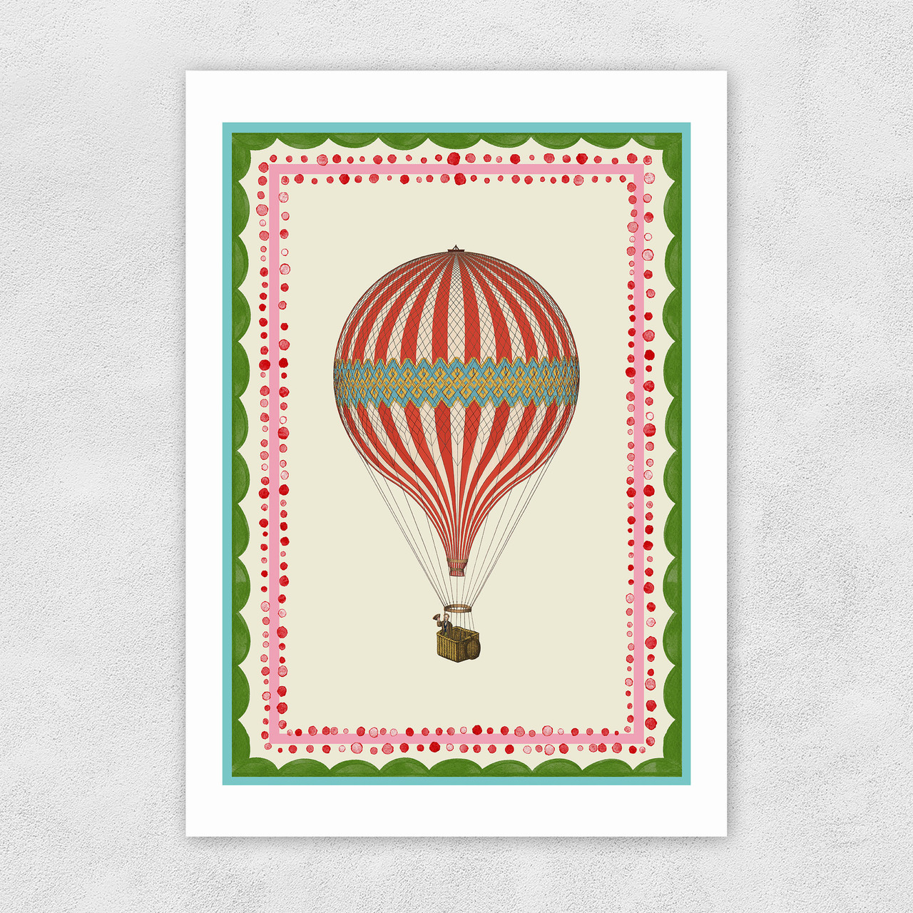 Carnival Hot Air Balloon by Carrie Neely