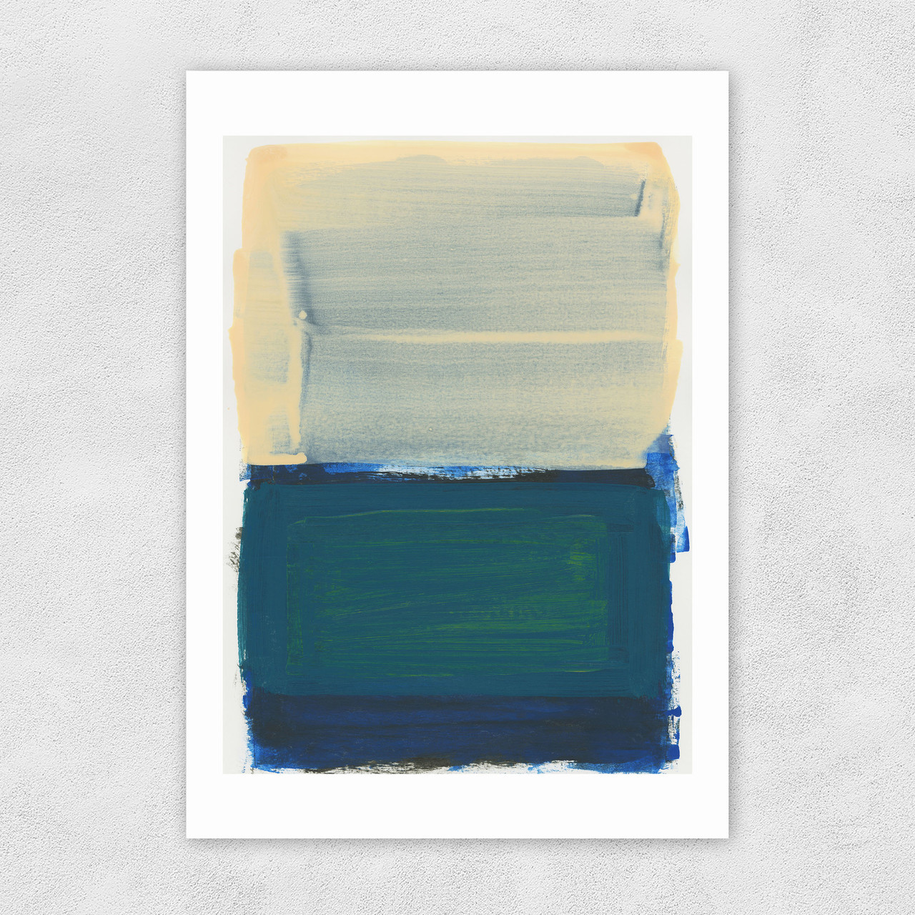 Green Blue Yellow Layers by Iris Lehnhardt