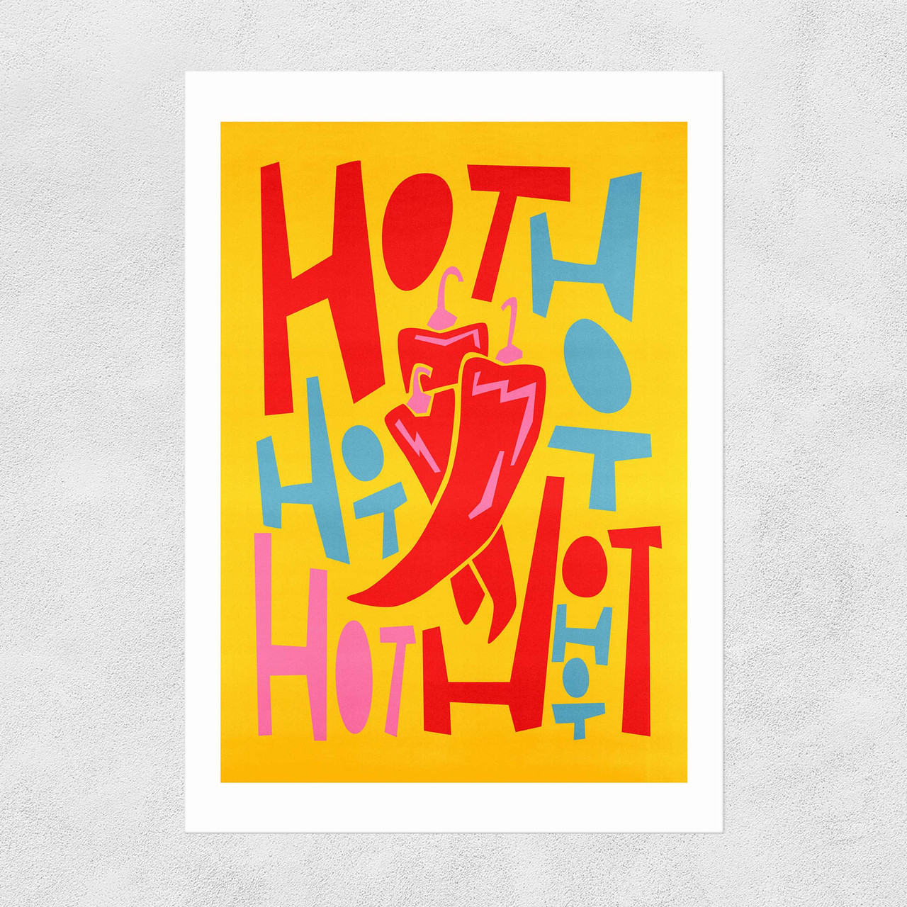 Hot Chilis Unframed Print
