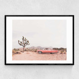 In the Desert Narrow Black Frame