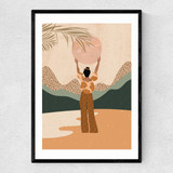 Mother Earth Narrow Black Frame
