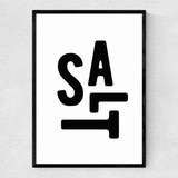 Salt Narrow Black Frame