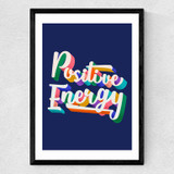 Positive Energy by ShowMeMars Medium Black Frame