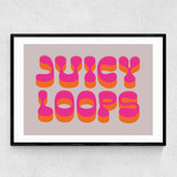 Juicy Loops Narrow Black Frame