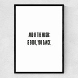 You Dance Narrow Black Frame