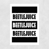 Beetlejuice Unframed Print