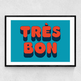 Tres Bon Narrow Black Frame