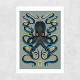 Octopus Unframed Print