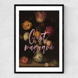 C'est Magique Narrow Black Frame