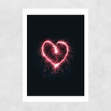 Hearts on Fire Unframed Print