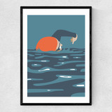 Triathlon Swim Narrow Black Frame