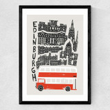 Edinburgh by Fox and Velvet Medium Black Frame