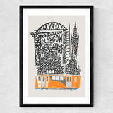 Glasgow by Fox and Velvet Medium Black Frame