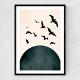The Forest Narrow Black Frame