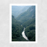 The River Through The Forest Unframed Print